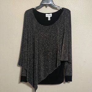 NWT Joseph Ribkoff Sparkle Top LS